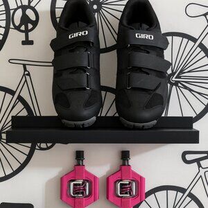Giro Ranger Gravel Cycling Shoes 41 Unisex Black + Crank Brothers Candy 1 Pedals